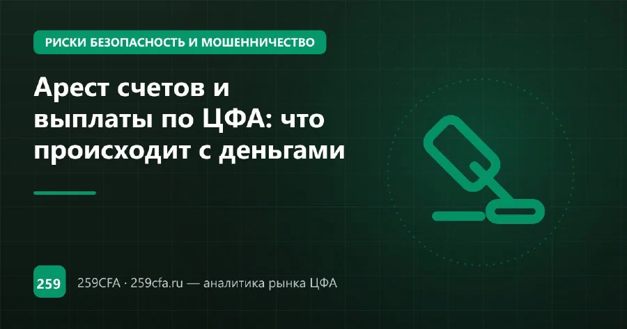 Арест счетов и выплаты по ЦФА: что происходит с деньгами