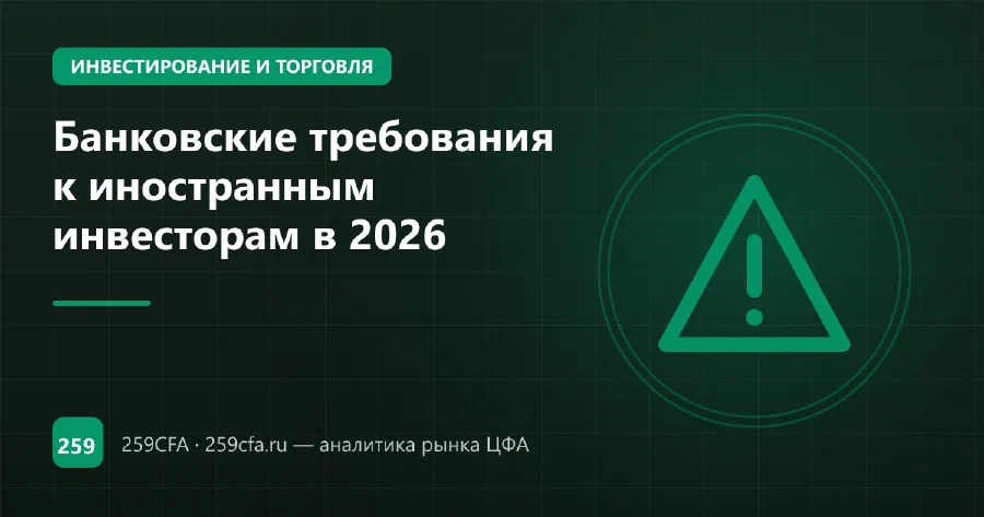 Банковские требования к иностранным инвесторам в 2026