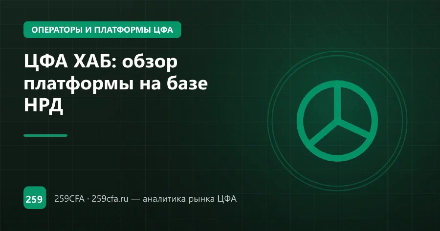 ЦФА ХАБ: обзор платформы НРД — как купить, комиссии и выпуски