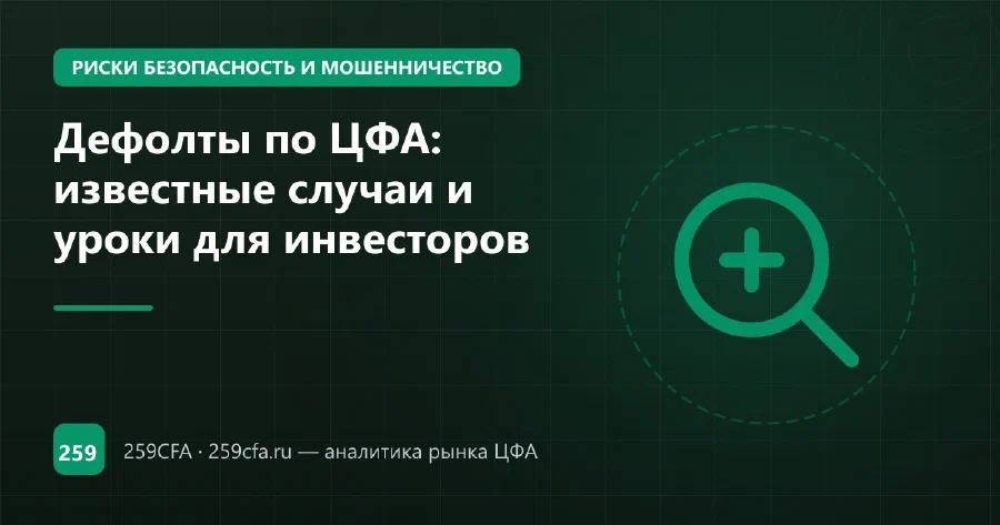 Дефолты по ЦФА: известные случаи и уроки для инвесторов