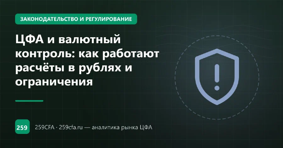 ЦФА и валютный контроль: как работают расчёты в рублях и ограничения