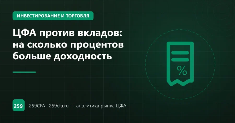 ЦФА против вкладов: на сколько процентов больше доходность