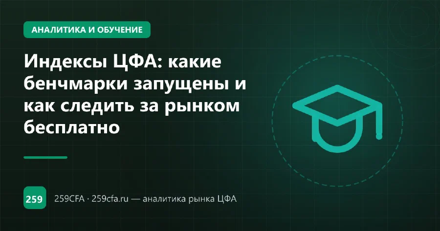 Индексы ЦФА: какие бенчмарки запущены и как следить за рынком бесплатно