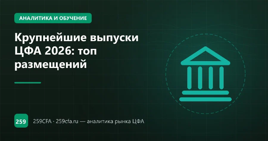 Крупнейшие выпуски ЦФА 2026: топ размещений
