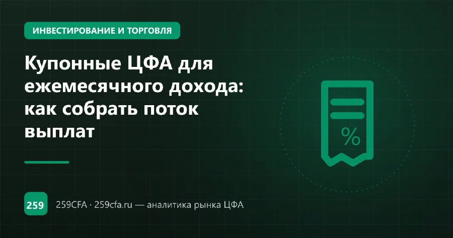 Купонные ЦФА для ежемесячного дохода: как собрать поток выплат