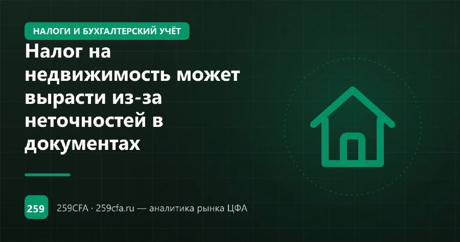 Налог на недвижимость может вырасти из-за неточностей в документах