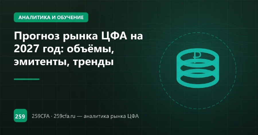 Прогноз рынка ЦФА на 2027 год: объёмы, эмитенты, тренды