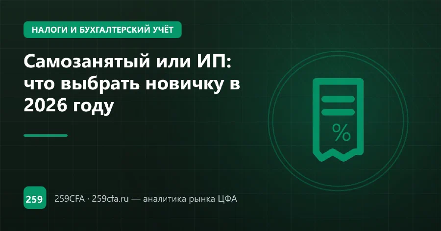 Самозанятый или ИП: что выбрать новичку в 2026 году