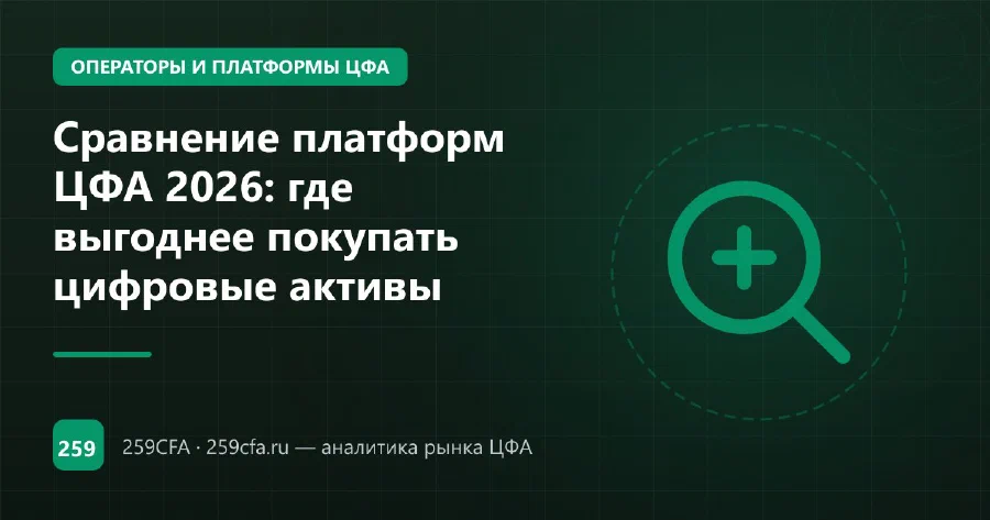 Сравнение платформ ЦФА 2026: где выгоднее покупать цифровые активы