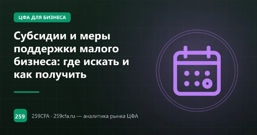 Субсидии и меры поддержки малого бизнеса: где искать и как получить
