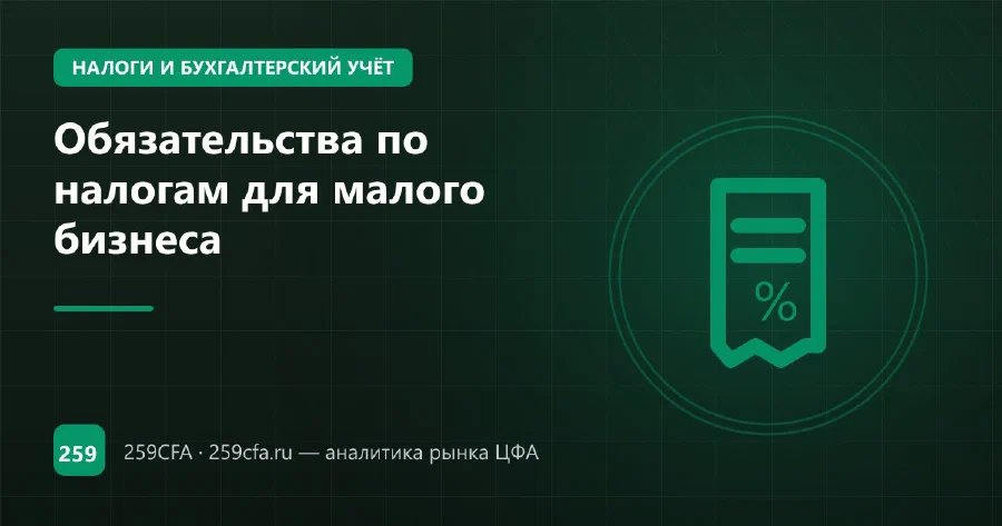 Обязательства по налогам для малого бизнеса